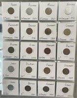 Lot of 20 assorted foreign coins