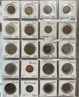 Lot of 20 assorted foreign coins
