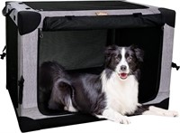LIOOPET 4 Door Portable Folding Dog Soft Crate