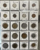 Lot of 20 assorted foreign coins