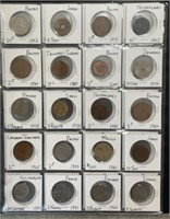 Lot of 20 Assorted Foreign Coins