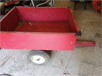 Red lawn trailer 43x30 good condition