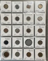 Lot of 20 Assorted Foreign Coins