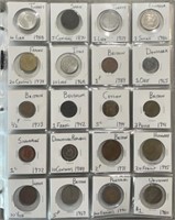 Lot of 20 Assorted Foreign Coins