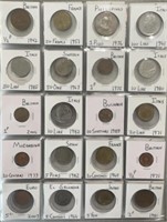 Lot of 20 Foreign Assorted Coins