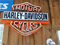 Harley-Davidson neon light it worked when it was