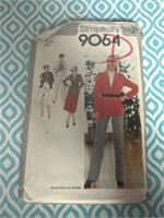 Simplicity 9064 sewing pattern