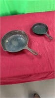 7" Griswold Cast Iron Pan & 3"