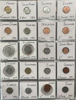 Lot of 20 Assorted Foreign Coins