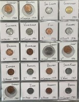 Lot of 20 Assorted Foreign Coins