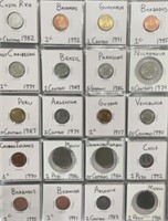 Lot of 20 foreign coins