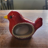 Ceramic bird sponge holder