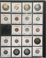 Lot of 19 foreign Coins