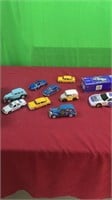9 toy cars