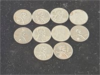 (10) Steel Pennies