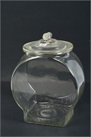 PLANTER PEANUTS GLASS JAR