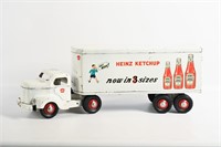 HEINZ MINNITOYS PRESSED STEEL TRUCK AND TRAILER