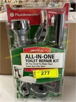 Universal all-in-one toilet repair kit