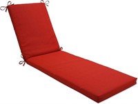 Pillow Perfect Splash Flame Chaise Lounge Cushion