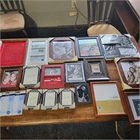 Lot of photo frames