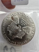 1986 American eagle silver dollar