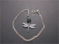 STERLING SILVER CHAIN WITH BEAUTIFUL PENDANT