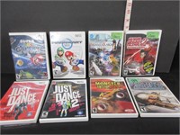8 Wii NINTENDO VIDEO GAMES