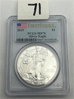 2015 American eagle silver dollar