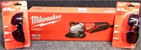 Milwaukee 5" Small Angle Grinder & Safety Glasses