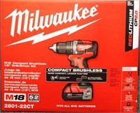 Milwaukee M18 Cordless 1/2" Drill Kit