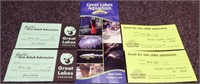 (4) Great Lakes Aquarium  Admission Tickets