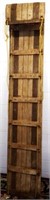 Vintage Weathered Wooden Toboggan / Sled