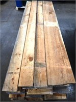 420 Feet of White Pine Rough Sawn Lumber / Boards
