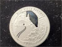 2015 Silver Proof Quarter 999 Silver