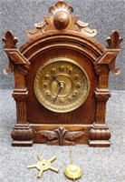 Ansonia 8-Day Trieste Strike Oak Mantle Clock