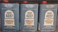 3 lbs. DuPont IMR 4227 Smokeless Gunpowder