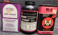 3 lbs. of Various Brands of Gun Powder