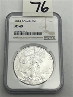 2014 American eagle silver dollar