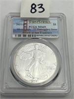 2021 American eagle silver dollar