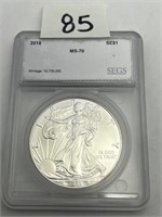 2018 American eagle silver dollar