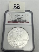 2008 American eagle silver dollar
