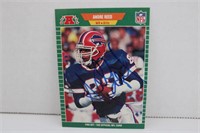 1989 PRO SET ANDRE REED #26 SIGNED AUTO