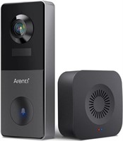 Arenti Wireless Doorbell Camera, 2K Video Doorbell