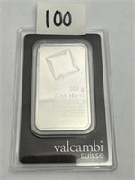 100 gram 999 silver bar