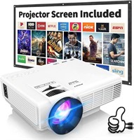 DRJ Mini Projector Outdoor Movie Projector