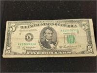1950 B  $5.00 Note