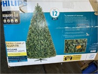 7.5Ft Clear Lit Balsam Fir Christmas Tree