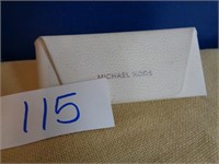 Michael Kors  Glasses Case  White leather