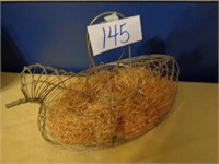 Egg Basket wire egg basket shaped like a chicken