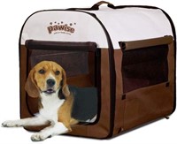 PAWISE Foldable Soft Dog Crate Pet Kennel